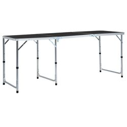 vidaXL Folding Camping Table 180 x 60 cm (48175) vidaXL Folding Camping Table 180 x 60 cm (48175)