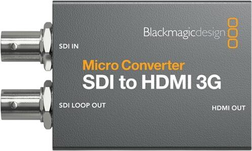 Blackmagic-Design Micro Converter SDI to HDMI 3G (with power supply) Blackmagic-Design Micro Converter SDI to HDMI 3G (with power supply)