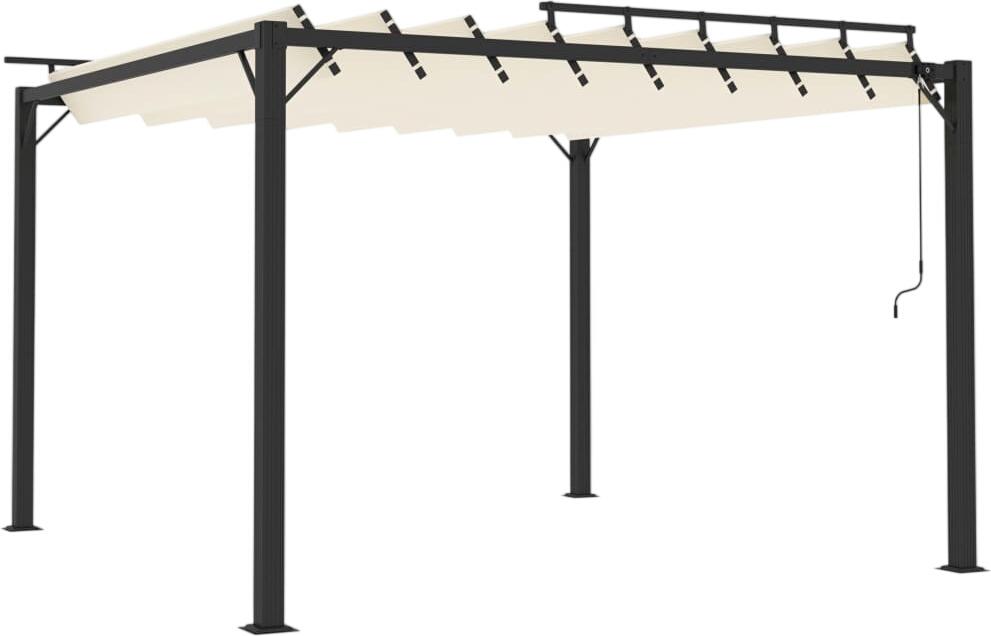 vidaXL Pergola with louvered roof 3 x 3 m (313924) vidaXL Pergola with louvered roof 3 x 3 m (313924)