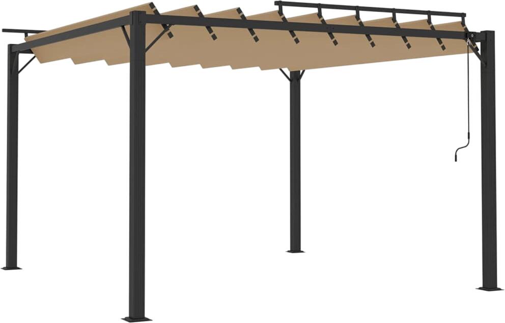 vidaXL Pergola with louvered roof 3 x 3 m (313925) vidaXL Pergola with louvered roof 3 x 3 m (313925)