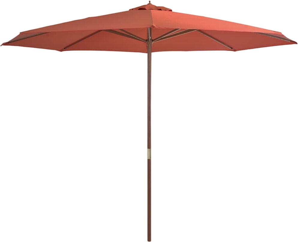 vidaXL Sunshade with Wooden Pole 350 cm (44532) vidaXL Sunshade with Wooden Pole 350 cm (44532)