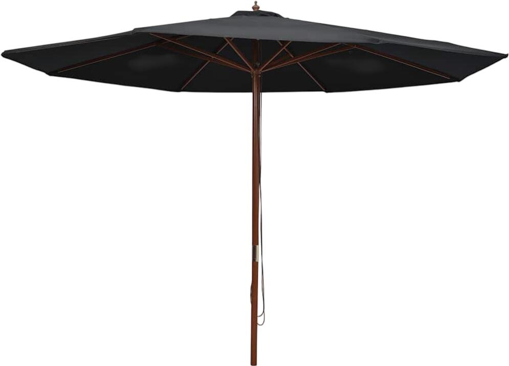 vidaXL Sunshade with Wooden Pole 350 cm (47138) vidaXL Sunshade with Wooden Pole 350 cm (47138)