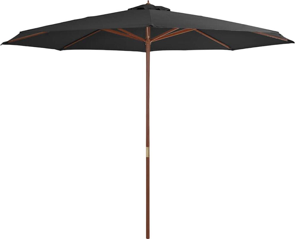 vidaXL Parasol with wooden mast 350 cm (44529) vidaXL Parasol with wooden mast 350 cm (44529)