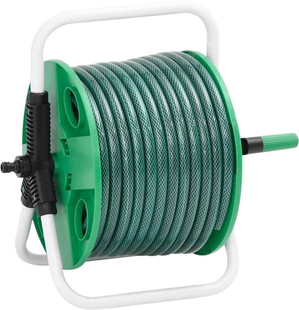 vidaXL Hose reel with hose 20 m (3281507) vidaXL Hose reel with hose 20 m (3281507)