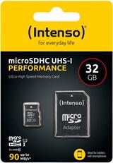 Intenso microSD Card UHS-I Performance 32GB (3424480) Intenso microSD Card UHS-I Performance 32GB (3424480)
