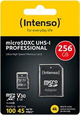 Intenso microSD Card UHS-I Professional 256GB (3433492) Intenso microSD Card UHS-I Professional 256GB (3433492)