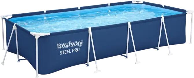 Bestway Steel Pro Frame Pool without Pump 400 x 211 x 81 cm (56405_23/26) Bestway Steel Pro Frame Pool without Pump 400 x 211 x 81 cm (56405_23/26)