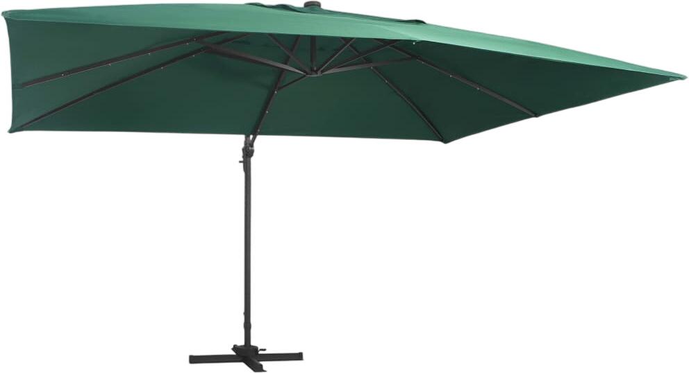 vidaXL Traffic light umbrella with LED lighting aluminum mast 400x300 cm (47005) vidaXL Traffic light umbrella with LED lighting aluminum mast 400x300 cm (47005)