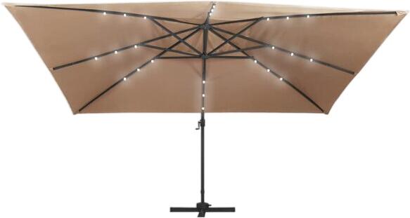 vidaXL Traffic light umbrella with LED lighting aluminum mast 400x300 cm (47007) vidaXL Traffic light umbrella with LED lighting aluminum mast 400x300 cm (47007)