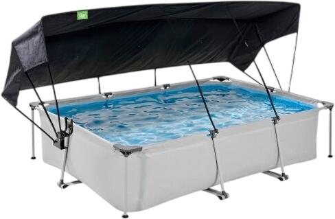 Exit Soft Grey Pool with Filter Pump and Sun Canopy 300 x 200 x 65cm (30.23.32.50) Exit Soft Grey Pool with Filter Pump and Sun Canopy 300 x 200 x 65cm (30.23.32.50)