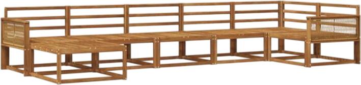 vidaXL Outdoor Sofa Set Solid Wood Acacia 7-piece (3382747) vidaXL Outdoor Sofa Set Solid Wood Acacia 7-piece (3382747)