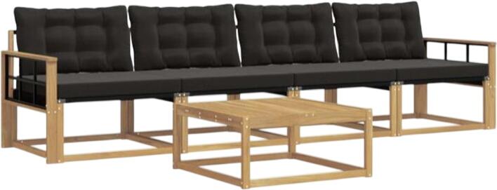 vidaXL Outdoor sofa set with cushions 5-piece (3388402) vidaXL Outdoor sofa set with cushions 5-piece (3388402)