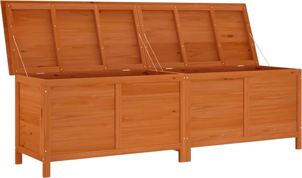 vidaXL Garden chest 198.5 x 50 x 56.5 cm (364763) vidaXL Garden chest 198.5 x 50 x 56.5 cm (364763)