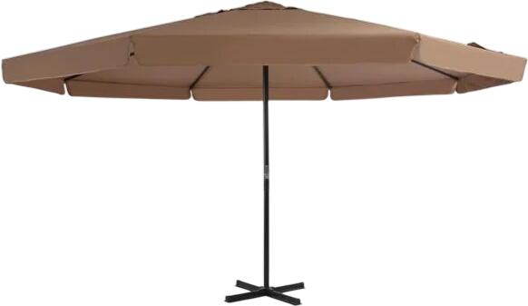 vidaXL Sunshade with Aluminum Mast 500 cm (44475) vidaXL Sunshade with Aluminum Mast 500 cm (44475)