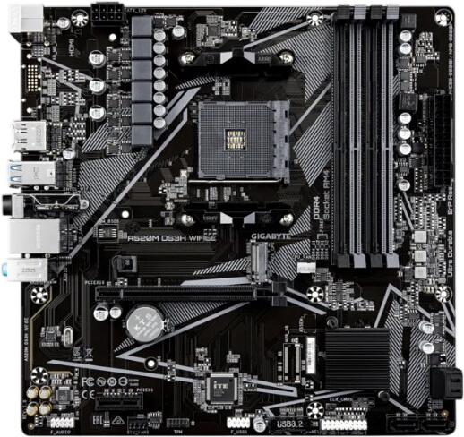 GIGABYTE A520M DS3H WIFI6E GIGABYTE A520M DS3H WIFI6E