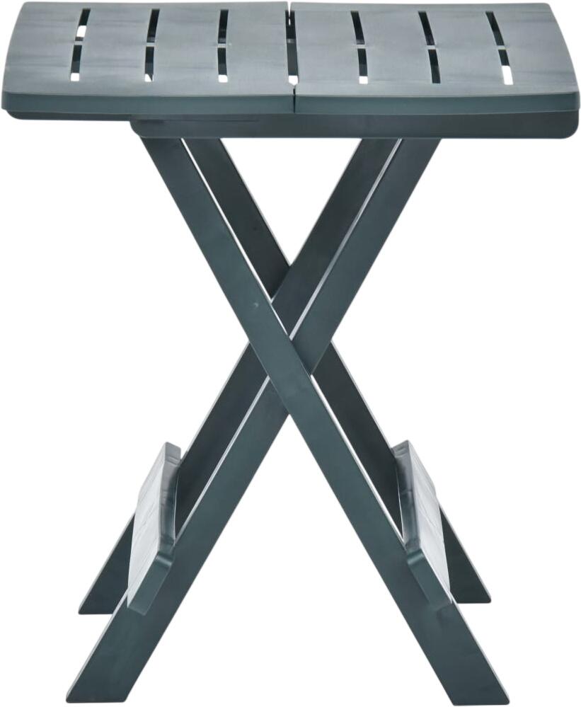 vidaXL Garden Table Plastic Foldable 45 x 43 x 50 cm (48809)