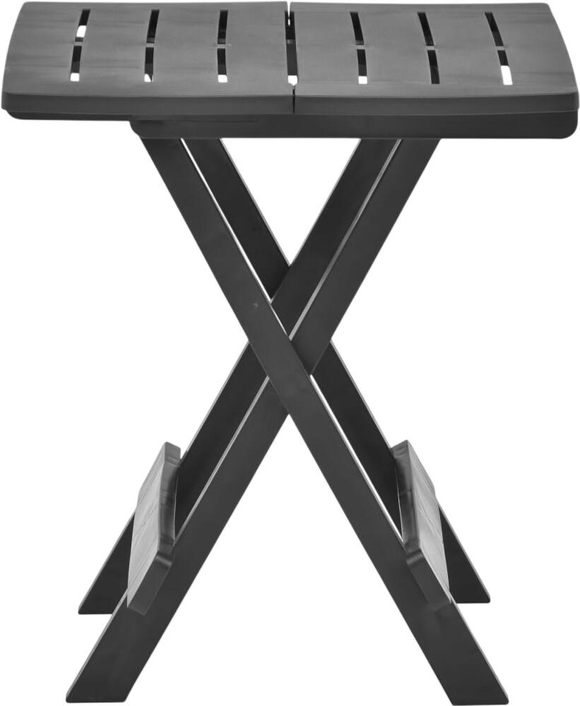 vidaXL Garden Table Plastic Foldable 45 x 43 x 50 cm (48810) vidaXL Garden Table Plastic Foldable 45 x 43 x 50 cm (48810)