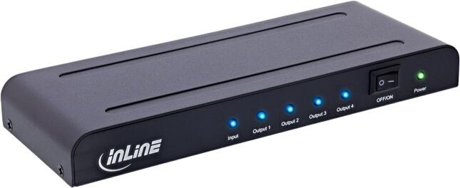 Inline HDMI Splitter 4-way (65010K) Inline HDMI Splitter 4-way (65010K)