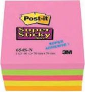 3M Post-it Super Sticky Note 654S-N (5 pack) 3M Post-it Super Sticky Note 654S-N (5 pack)