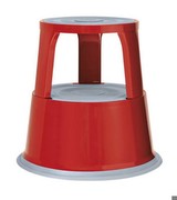 Dorsch, Werner GmbH: Metal Rolling Stool red Dorsch, Werner GmbH: Metal Rolling Stool red