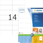 HERMA SuperPrint label, 105 x 42.3 mm, borderless, white HERMA SuperPrint label, 105 x 42.3 mm, borderless, white
