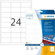 Herma Film Labels SuperPrint Label Format: 66x33.8 White, Weatherproof 4691 Herma Film Labels SuperPrint Label Format: 66x33.8 White, Weatherproof 4691