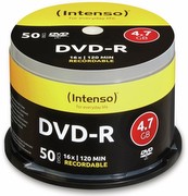 Intenso DVD+R/-R cake box 50 discs (4101155) Intenso DVD+R/-R cake box 50 discs (4101155)