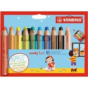 Stabilo Woody 3 in 1 10 pack with sharpener Stabilo Woody 3 in 1 10 pack with sharpener