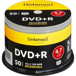 Intenso DVD+R/-R cake box 50 discs (4111155) Intenso DVD+R/-R cake box 50 discs (4111155)