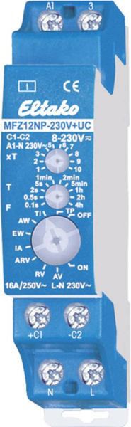 Eltako Multifunction Timer Relay MFZ12NP-230V+8..230V Eltako Multifunction Timer Relay MFZ12NP-230V+8..230V