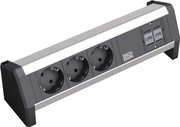 BACHMANN Table Power Strip 3 Sockets+2xRJ45 3391004 BACHMANN Table Power Strip 3 Sockets+2xRJ45 3391004
