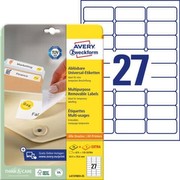 Zweckform ILK Labels Zweckform 4737 63.5x29.6mm White Zweckform ILK Labels Zweckform 4737 63.5x29.6mm White