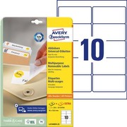 Zweckform ILK Labels Zweckform 4744 96x50.8mm White Zweckform ILK Labels Zweckform 4744 96x50.8mm White