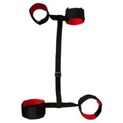 Orion 526541 Restraint Hand/Foot, Velcro Restraints, Black/Red Padding, 2 Hand Loops and 2 Foot Loop Orion 526541 Restraint Hand/Foot, Velcro Restraints, Black/Red Padding, 2 Hand Loops and 2 Foot Loop
