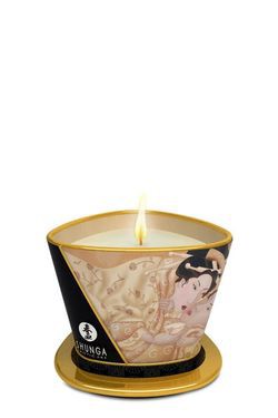 Shunga Massage Candle Desire with Vanilla Essential Oil Shunga Massage Candle Desire with Vanilla Essential Oil