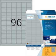 HERMA SuperPrint Label, Foil, 30.5 x 16.9 mm, Silver HERMA SuperPrint Label, Foil, 30.5 x 16.9 mm, Silver