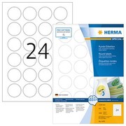 HERMA SuperPrint label, diameter 40 mm, white HERMA SuperPrint label, diameter 40 mm, white