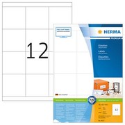 HERMA SuperPrint Label, 70 x 67.7 mm, borderless, white HERMA SuperPrint Label, 70 x 67.7 mm, borderless, white