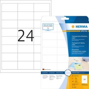 HERMA SuperPrint Labels, Film, 66 x 33.8 mm, Transparent HERMA SuperPrint Labels, Film, 66 x 33.8 mm, Transparent