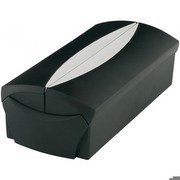 HAN Business Card Box VIP, black/light gray, design index A-Z 2000-13 HAN Business Card Box VIP, black/light gray, design index A-Z 2000-13
