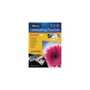 Fellowes glossy laminating pouch, DIN A4, 500 mic Fellowes glossy laminating pouch, DIN A4, 500 mic