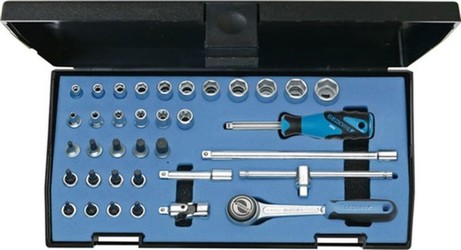 GEDORE 20 ITU-3 Socket Wrench Set CV 36-piece 4-14mm 1/4 inch GEDORE for 4-square Drive GEDORE 20 ITU-3 Socket Wrench Set CV 36-piece 4-14mm 1/4 inch GEDORE for 4-square Drive