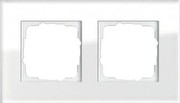 GIRA 021212 - Cover frame 2-gang white glass 021212 GIRA 021212 - Cover frame 2-gang white glass 021212