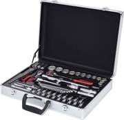 KS TOOLS Superlock Socket Wrench Set, matte satin chrome plated, 70-piece KS TOOLS Superlock Socket Wrench Set, matte satin chrome plated, 70-piece