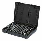 KS Tools 503.4266 GEARplus ratcheting combination wrench set; 16-piece including adapter; 8-9-10-11- KS Tools 503.4266 GEARplus ratcheting combination wrench set; 16-piece including adapter; 8-9-10-11-
