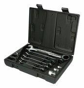 KS Tools 503.4260 GEARplus ratcheting combination wrench set; 10-piece including adapter KS Tools 503.4260 GEARplus ratcheting combination wrench set; 10-piece including adapter