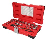 KS Tools 916.4050 TRIPLEplus Through Socket Set; High-Gloss Chrome-Plated; 17-Piece KS Tools 916.4050 TRIPLEplus Through Socket Set; High-Gloss Chrome-Plated; 17-Piece