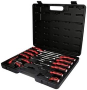 KS Tools 151.1150 ERGOTORQUEmax Impact Cap Screwdriver Set 13-piece including T-handle Ratchet KS Tools 151.1150 ERGOTORQUEmax Impact Cap Screwdriver Set 13-piece including T-handle Ratchet