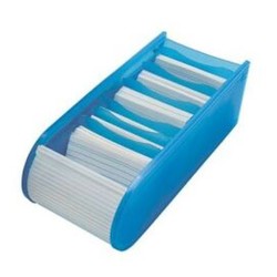 WEDO Learning Card File, DIN A8 Landscape, including 100 Index Cards, Blue WEDO Learning Card File, DIN A8 Landscape, including 100 Index Cards, Blue