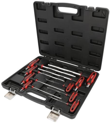 KS Tools T-handle internal hex ball-end key set 9-piece (151.8150) KS Tools T-handle internal hex ball-end key set 9-piece (151.8150)